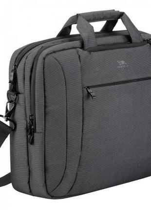 RivaCase 8290 Пепельно-черная сумка-рюкзак для ноутбука 16 дюй...