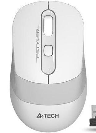 Мышь беспроводная A4Tech Fstyler FG10 (White), USB, цвет белый