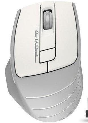 Мышь беспроводная A4Tech Fstyler FG30 (Grey+White), USB, цвет ...