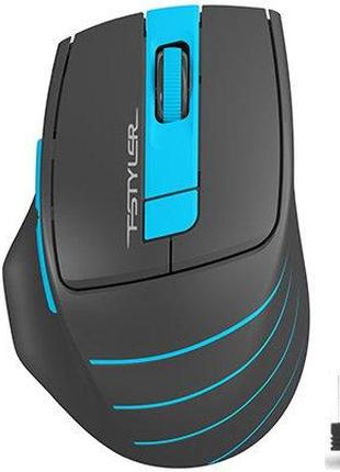 Мышь беспроводная A4Tech Fstyler FG30 (Blue), USB, цвет черный...