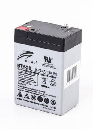 Аккумуляторная батарея Ritar RT650