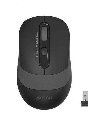 Мышь беспроводная A4Tech Fstyler FG10S (Grey), бесшумная, USB,...