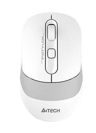 Мышь беспроводная A4Tech Fstyler FB10CS (Grayish White), USB, ...
