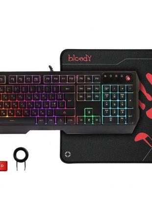Комплект A4Tech Bloody B1700 (Black) игровой, клавиатура, мышь...
