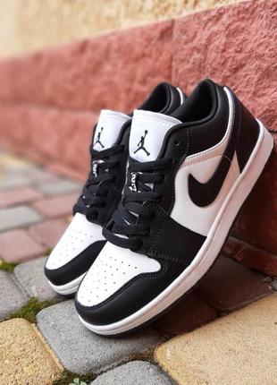 Nike air jordan 23 низкие белые с черным кроссовки женские кож...