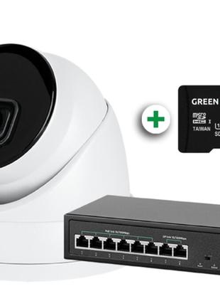 Комплект GreenVision GV-803 Комплект видеонаблюдения с функцие...