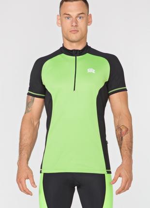Велосипедная футболка Radical RACER SX черный / зеленый - M