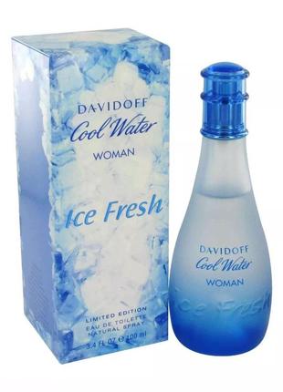 Davidoff cool water woman ice fresh, объем 100 мл, туалетная в...