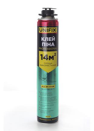 Клей-пена профессиональная 14м² UNIFIX 750мл 9512301