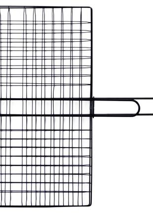 Решетка-гриль плоская с антипригарным покрытием (58x40x30см) С...