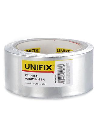 Лента клейкая алюминиевая 50мм*25м UNIFIX AL-50251