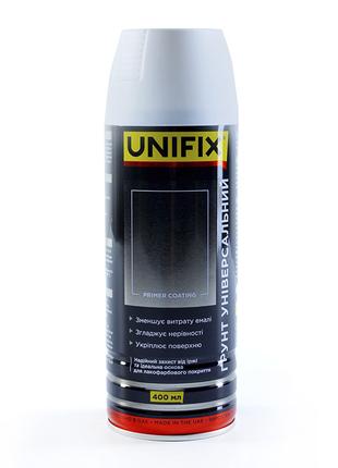 Эмаль грунтовка универсальная акриловая серый мат 400мл UNIFIX...