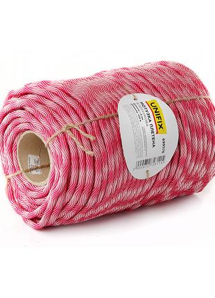 Веревка плетеная узорная 8мм 100м UNIFIX 6995761