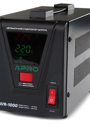 Стабилизатор напряжения релейный AVR-1000, 800Вт APRO 8520101