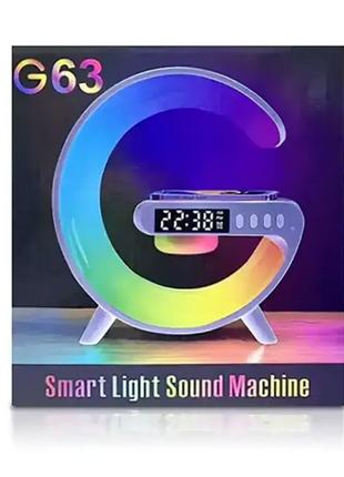 Лампа настільна Bluetooth колонка G-Smart RGB 10W Light Sound ...