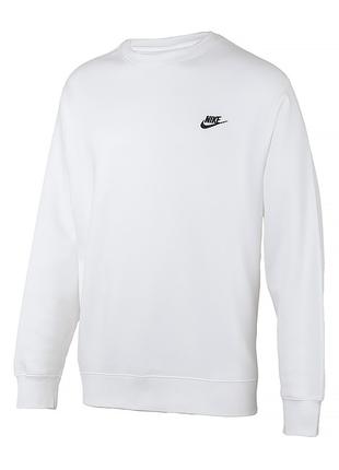 Мужской Свитшот Nike CLUB CRW BB Белый M (7dBV2662-100 M)