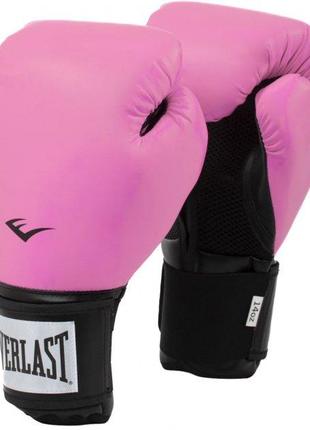 Боксерские перчатки Everlast PROSTYLE 2 BOXING GLOVES Розовый ...