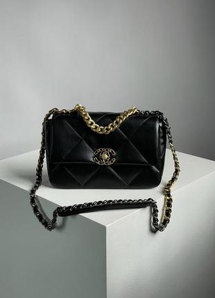 Сумка женская large handbag black/gold