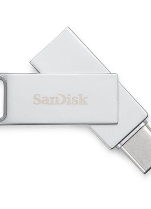 Flash SanDisk USB 3.1 Ultra Dual Luxe Type-C 64Gb (150 Mb/s)