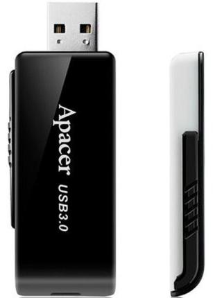 Flash Apacer USB 3.0 AH350 128Gb black