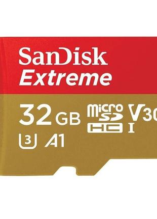 MicroSDHC (UHS-1 U3) SanDisk Extreme A1 32Gb Class 10 V30 (R10...