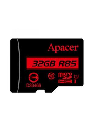 MicroSDHC (UHS-1) Apacer 32Gb class 10 R85MB/s