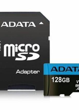 MicroSDXC (UHS-1) A-DATA Premier 128Gb Class 10 А1 (R-100Mb/s)...