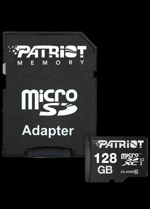MicroSDXC (UHS-1) Patriot LX Series 128Gb class 10 (adapter SD)