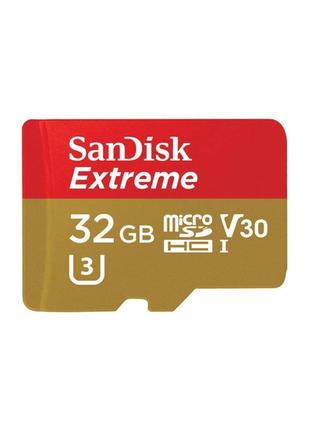 MicroSDHC (UHS-1 U3) SanDisk Extreme Action A1 32Gb class 10 V...