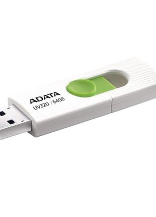 Flash A-DATA USB 3.0 AUV 320 64Gb White/Green