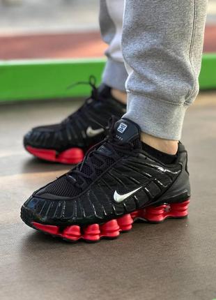 Nike shox tl black\red