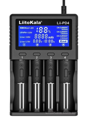 LiitoKala Lii-PD4 универсальное зарядное устройство