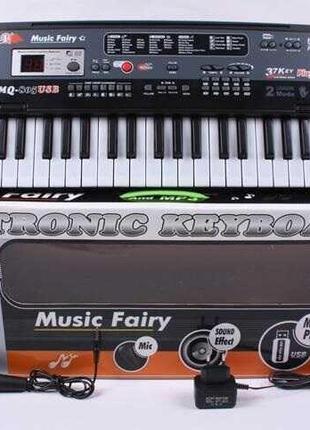 Детский электронный синтезатор пианино, 37 клавиши, микрофон и...