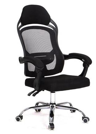 Офисное кресло каролина сетка цвет черный