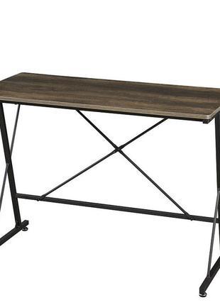 Современный стильный офисный стол на металлической основе