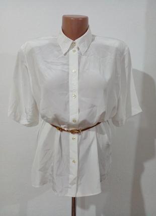 Рубашка белая блуза