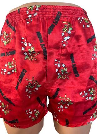 0-260. домашние мужские шорты angelo litrico, красные с рождес...