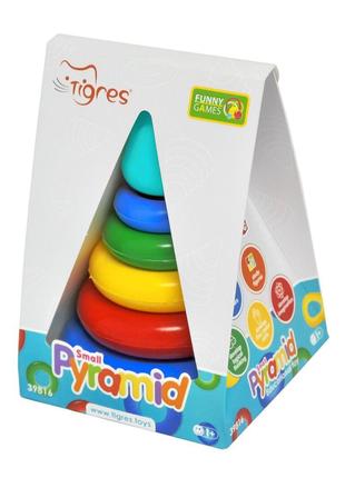 Розвиваюча іграшка "Пірамідка" мала в коробці Tigres