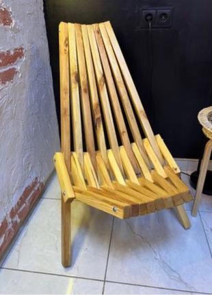 Крісло-шезлонг дерев'яне Кентукки