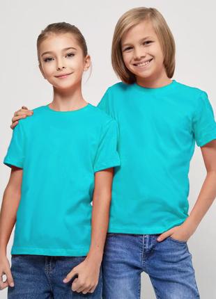 Детская футболка JHK, базовая, однотонная, для мальчика или де...