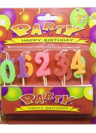 Уцінка. Свічки на день народження - зламані цифри 3 та 8