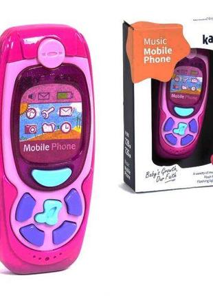 Уцiнка. Телефон інтерактивний "Music Phone" (рожевий) - відлам...