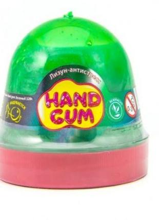 Лизун-антистрес "Hand gum" 120 г зелений