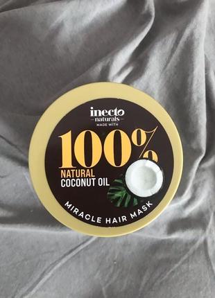 Зволожуюча маска для волосся Inecto Coconut Hair Mask