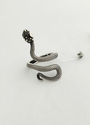 Серебряное кольцо змея Ukr-gold