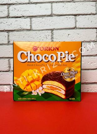 Чокопай ChocoPie Mango Orion шоколадное печенье 360гр 12шт.(Вь...
