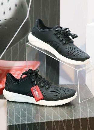 Крокс кросівки лайтрайд пейсер чорні crocs literide pacer blac...