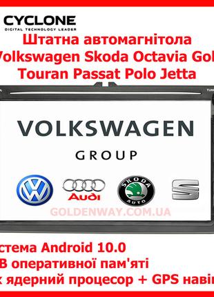 Штатна автомагнітола Cyclone VW ANDROID 8" Volkswagen Skoda Oc...