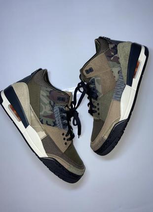 Кроссовки nike air jordan 3 patchwork camo