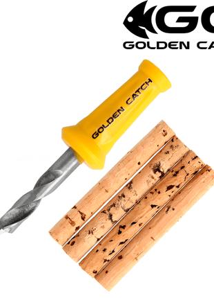 Свердло з корковими паличками GC G.Carp Bait Drill & Corks 6 мм